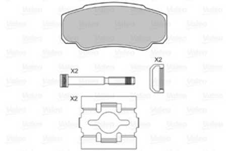 Bromsbeläggsats, Bakaxel, Framaxel, citroën,fiat,peugeot, 425246, 4252-46, 425247, 4252-47, 425468, 4254-68, 71752985, 7175985,