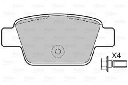 Bromsbeläggsats, Bakaxel, Framaxel, alfa romeo,fiat,lancia, 77362271, 77362768, 77363518, 77364590, 77365809, 9949280