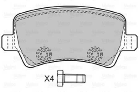 Bromsbeläggsats, Bakaxel, Framaxel, ford,land rover,volvo, 1426143, 1426144, 1439866, 1459450, 1503969, 1566233, 1752093, 19166