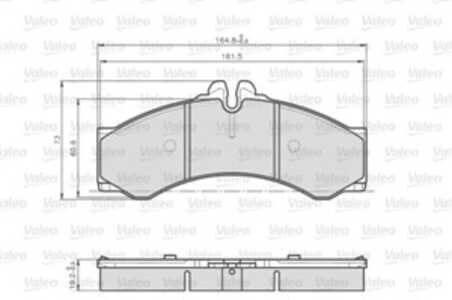 Bromsbeläggsats, Bakaxel, Framaxel, vw lt 28-46 flak/chassi ii, lt 28-46 skåp ii, 2D0698151B, 9024210110, A0024204120, A0024204