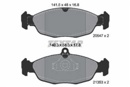 Bromsbeläggsats, Bakaxel, Framaxel, chevrolet,daewoo,jaguar,opel,vauxhall, 11046148, 11046948322, 11046948372, 1605087, 1605455