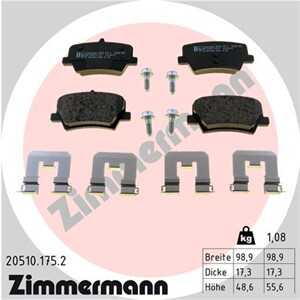 Bromsbeläggsats, Bakaxel, lynk & co 01, volvo xc40, 31471471, 31687033, 32276933, 32276934