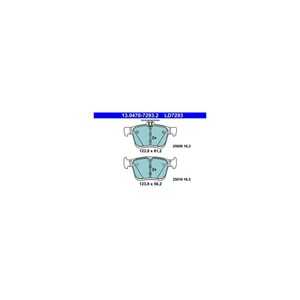 Bromsbeläggsats, Bakaxel, audi,seat,skoda,vw, 5Q0 698 451 C, 5Q0 698 451 N, 5Q0 698 451 Q, 8V0 698 451 B, 8V0 698 451 F, 8V0 69