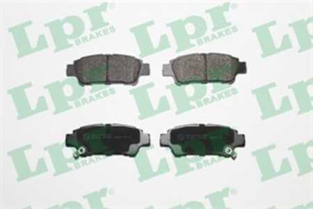 Bromsbeläggsats, Bakaxel, toyota alphard i, avensis verso, isis, previa ii, 0446628040, 0446628070, 0446628080