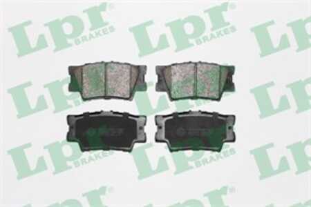 Bromsbeläggsats, Bakaxel, lexus es, toyota camry sedan, rav 4 iii, rav 4 iv, 0446602220, 0446606060, 0446606070, 0446606090, 04