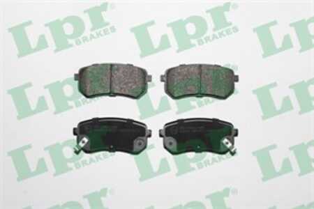 Bromsbeläggsats, Bakaxel, hyundai i10 i, kia picanto i, picanto ii, 5830207A00, 5830207A10, 583020XA00