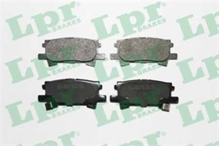 Bromsbeläggsats, Bakaxel, lexus rx, toyota highlander / kluger, 0446648030, 0446648040, 0446648060, 0446648090