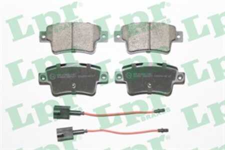 Bromsbeläggsats, Bakaxel, abarth punto, fiat grande punto, punto, punto evo, 77365464, 77365886