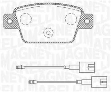 Bromsbeläggsats, Bakaxel, alfa romeo mito, fiat bravo ii, lancia delta iii, 77365809