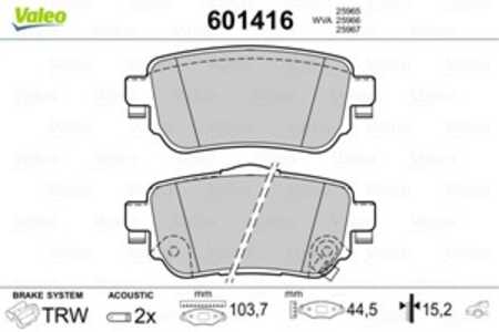 Bromsbeläggsats, Bakaxel, nissan leaf, qashqai suv ii, x-trail iii, renault kadjar, koleos ii, 440605889R, 440606633R, D40604CA