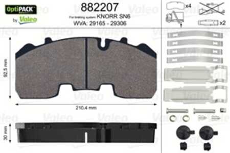 Bromsbeläggsats, Bakaxel, citroën,fiat,mazda,opel,vw, 0980106350, 0980106430, 980102750