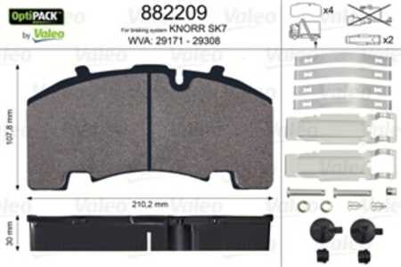 Bromsbeläggsats, Bakaxel, fiat,lancia,mitsubishi,opel,vw, 0509290060, 0980106440