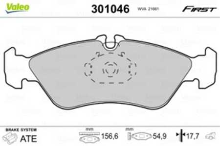 Bromsbeläggsats, Bakaxel, mercedes-benz,vw, 0024204020, 0024206020, 24204020, 24206020, 2D0698451, A0024204020, A0024206020