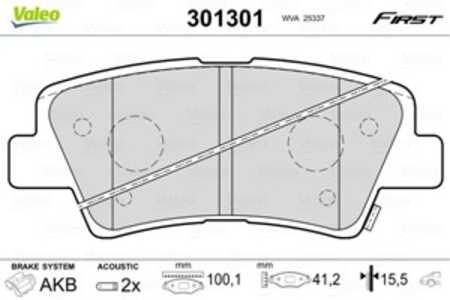 Bromsbeläggsats, Bakaxel, hyundai,kia, 583022EA31, 58302-2EA31, 583022HA50, 58302-2HA50, 583022KA10, 58302-2KA10, 583022TA70, 5