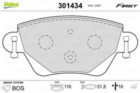 Bromsbeläggsats, Bakaxel, ford mondeo iii, mondeo sedan iii, mondeo turnier iii, jaguar x-type i, x-type kombi i, 1121895, 1126