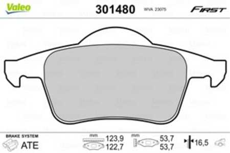 Bromsbeläggsats, Bakaxel, volvo s60 i, s70, s80 i, v70 i, v70 ii, xc70 cross country i, 272399.7, 2723997, 30648382, 30665552, 