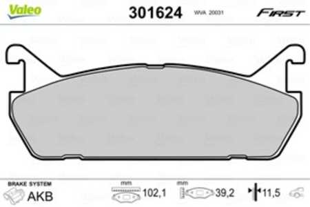 Bromsbeläggsats, Bakaxel, daihatsu,mazda,suzuki, 04492-87101-000, 04492-87102-000, 449287101000, 449287102000, 5580062G00, 5580