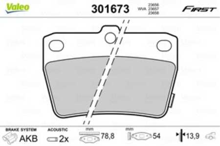 Bromsbeläggsats, Bakaxel, toyota rav 4 i, rav 4 ii, 04466-42010, 04466-42020, 04466-42030, 446642010, 446642020, 446642030