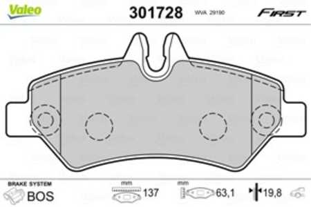 Bromsbeläggsats, Bakaxel, mercedes-benz,vw, 0044206920, 0084205120, 2E0698451, 2E0698451H, 44206920, 84205120, A0044206920, A00