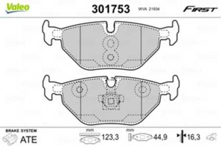 Bromsbeläggsats, Bakaxel, bmw,mg,rover,saab, 34 21 1 164 499, 34 21 1 164 501, 34 21 4 398 213, 34 21 6 750 190, 34 21 6 761 23