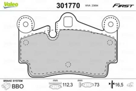 Bromsbeläggsats, Bakaxel, audi q7, porsche cayenne, vw touareg, 4L0698451D, 7L0698451, 7L0698451A, 7L0698451B, 7L0698451G, 7L06