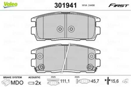 Bromsbeläggsats, Bakaxel, chevrolet captiva, opel antara a, vauxhall antara a, 1605123, 95459513, 96626075, 96626076