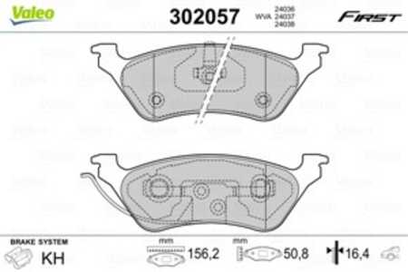 Bromsbeläggsats, Bakaxel, chrysler voyager iv, dodge caravan, 5019 805AA, 5019805AA, 5071 948AA, 5071948AA