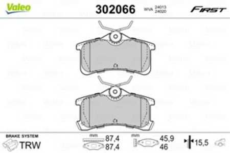 Bromsbeläggsats, Bakaxel, toyota avensis, avensis kombi, avensis liftback, corolla, corolla compact, 04466-02010, 04466-02060, 