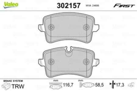 Bromsbeläggsats, Bakaxel, audi a4 allroad b8, a4 b8, a4 b8 avant, a5, a5 cabriolet, a5 sportback, q5, 8K0698451, 8K0698451A, 8K