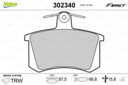 Bromsbeläggsats, Bakaxel, alfa romeo,audi,fiat,lancia, 0060743565, 0060743578, 0060760120, 437698451, 443698451, 443698451A, 44