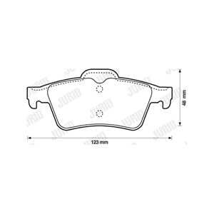 Bromsbeläggsats, Bakaxel, ford,jaguar,nissan,opel,renault,saab,vauxhall, 1233679, 127992402, 1605117, 1605200, 1605973, 1605993