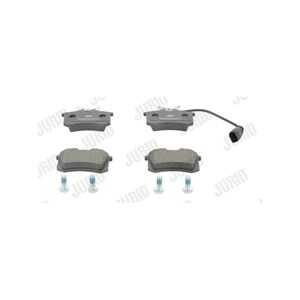 Bromsbeläggsats, Bakaxel, audi,ford,seat,skoda,vw, 1109015, 1133447, 1205697, 1207518, 1207519, 1343513, 1345337, 1386603, 5M21