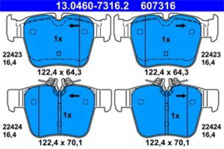 Bromsbeläggsats, Bakaxel, mercedes-benz, 000 420 52 00, 000 420 59 00, 000 420 83 00, A 000 420 52 00, A 000 420 59 00, A 000 4