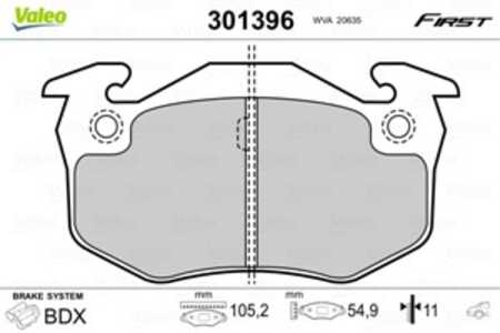 Bromsbeläggsats, Bakaxel, citroën,peugeot,renault, 425042, 4250-42, 425071, 4250-71, 425104, 4251-04, 425146, 4251-46, 425148, 