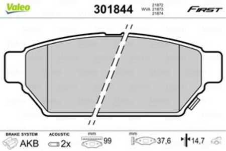 Bromsbeläggsats, Bakaxel, mitsubishi,proton, MB928314, MR389565, MR389569