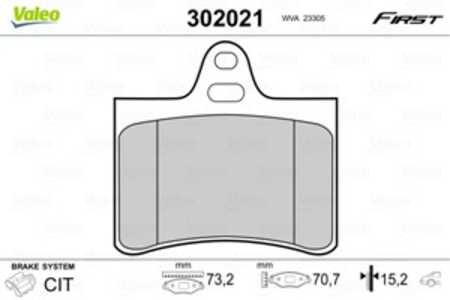 Bromsbeläggsats, Bakaxel, citroën c5 i, c5 ii, c5 break i, c5 break ii, c5 skåp / kombi, 425217, 4252-17, 425290, 4252-90, 4253