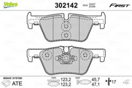 Bromsbeläggsats, Bakaxel, bmw, 34 20 6 799 809, 34 20 6 873 094, 34 21 6 850 569, 34 21 6 873 093, 34206799809, 34206873094, 34