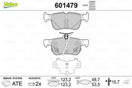 Bromsbeläggsats, Bakaxel, ford,ford usa,lincoln, 2 209 329, 2209329, 2211284, 2247444, 2367295, 2379248, 2433333, 2454300, 5 18