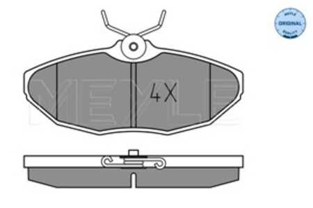 Bromsbeläggsats, Bakaxel, jaguar s-type ii, xj, C2C20585, C2C22316, C2C40194, C2C8342, XR812436, XR848934