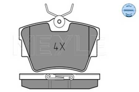 Bromsbeläggsats, Bakaxel, fiat,nissan,opel,renault,vauxhall, 16 05 199, 16 05 217, 44 14 029, 44 14 520, 44060-00Q2E, 44060-00Q