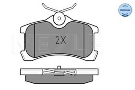 Bromsbeläggsats, Bakaxel, toyota avensis, avensis kombi, avensis liftback, corolla compact, corolla liftback, 04466-02010, 0446