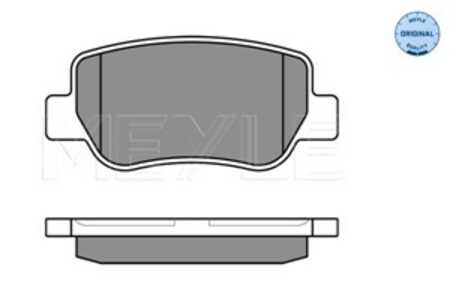 Bromsbeläggsats, Bakaxel, toyota avensis kombi, avensis sedan, 04466-05040, 04466-05041, 04466-05042, 04466-YZZE5