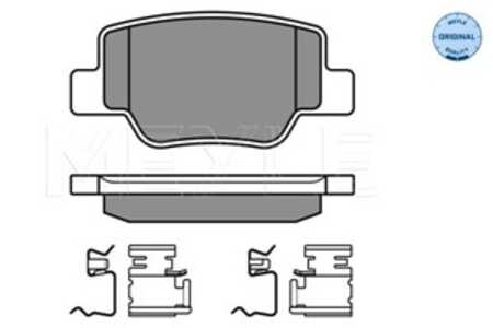 Bromsbeläggsats, Bakaxel, toyota verso, 04466-0F010, 04466-0F011, 04466YZZE7