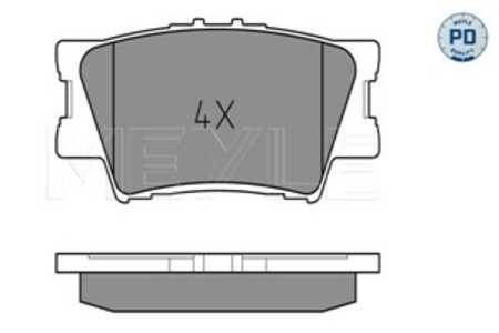 Bromsbeläggsats, Bakaxel, lexus es, toyota camry sedan, rav 4 iii, rav 4 iv, 04466-06090, 04466-06100, 04466-06200, 04466-33160