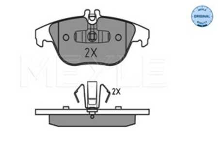 Bromsbeläggsats, Bakaxel, mercedes-benz glk-klass [x204], 005 420 51 20, 007 420 62 20, A 005 420 51 20, A 007 420 62 20