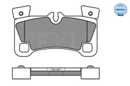 Bromsbeläggsats, Bakaxel, audi q7, porsche cayenne, vw touareg, 7L0 698 451 C, 7L0 698 451 D, 7L0 698 451 E, 7L0 698 451 F, 955