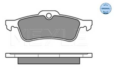 Bromsbeläggsats, Bakaxel, daihatsu charade viii, honda civic ix, civic tourer ix, toyota yaris, yaris skåp/halvkombi, 044660D01