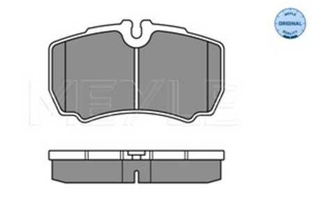 Bromsbeläggsats, Bakaxel, iveco, 2991667, 42470841, 42555406, 42560080, 42561101, 42561102