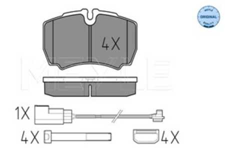 Bromsbeläggsats, Bakaxel, ford transit flak/chassi, transit skåp, 1 501 265, 1 718 023, 8C1V-2M008-AA, 8C1V-2M008-AB