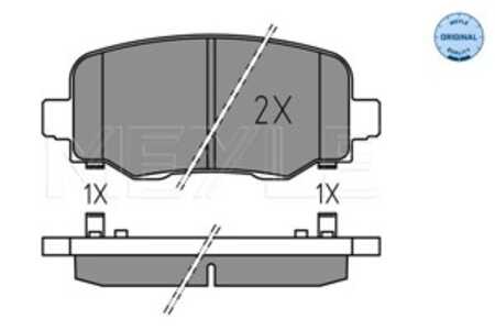 Bromsbeläggsats, Bakaxel, fiat 500x, jeep renegade suv, 77367145, 77367417, 77368077